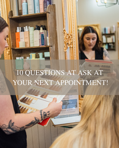 What should I be discussing at my hair appointment?