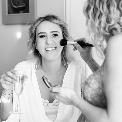 Wedding Day Preparations For Hair & Makeup.