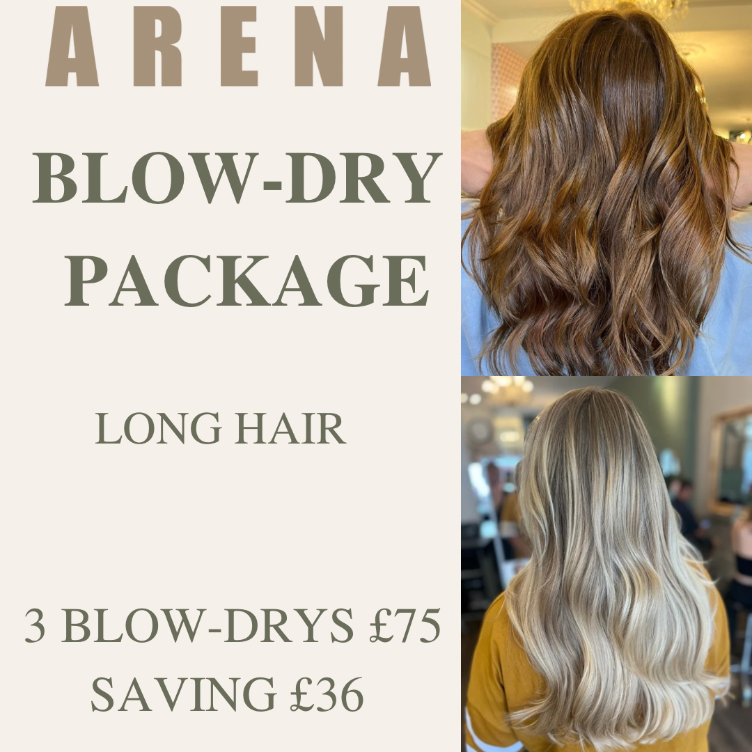 Blow dry package Long hair – Arena Hair